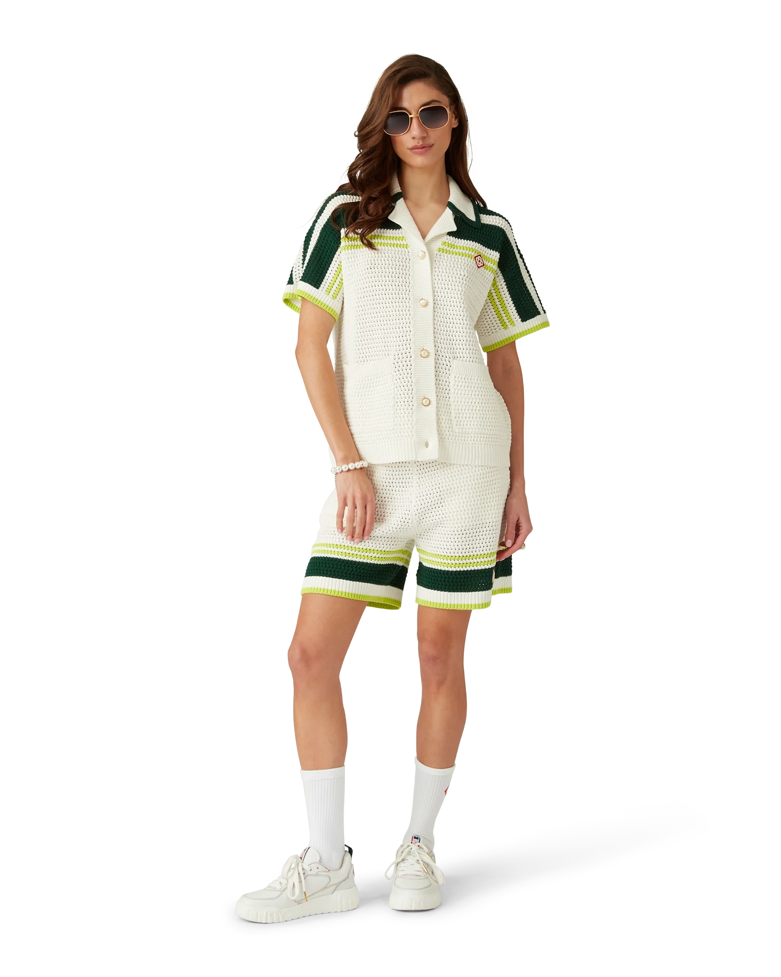Chemise en crochet pour le tennis