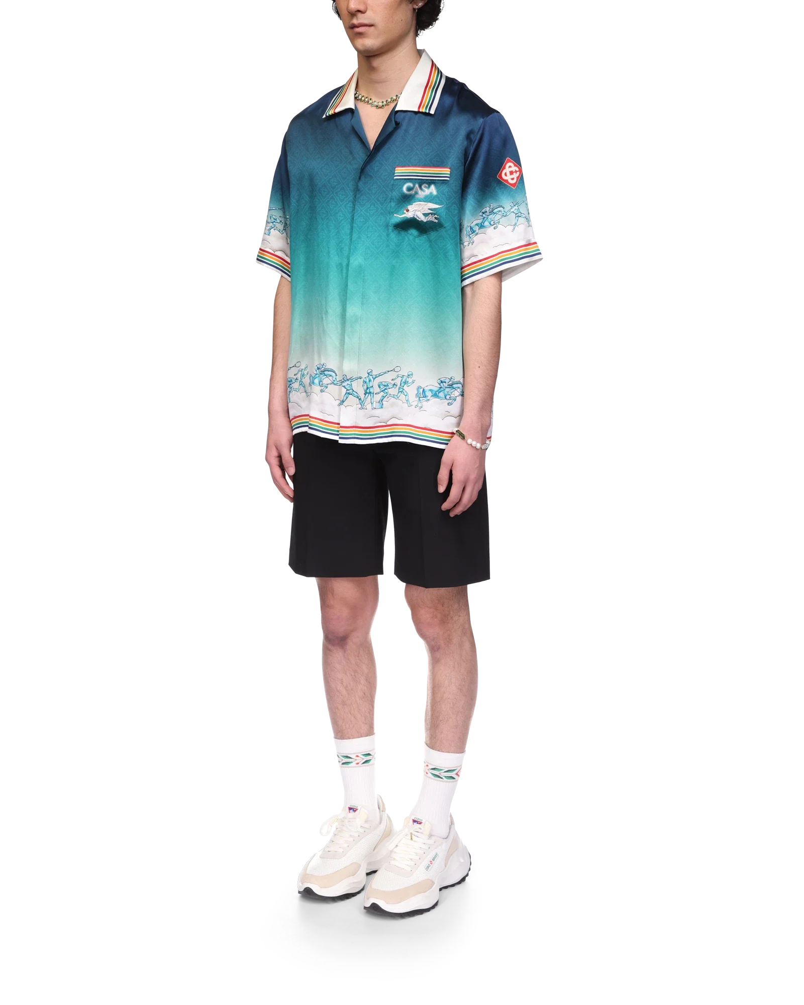 Chemise en soie La Déesse Du Stade