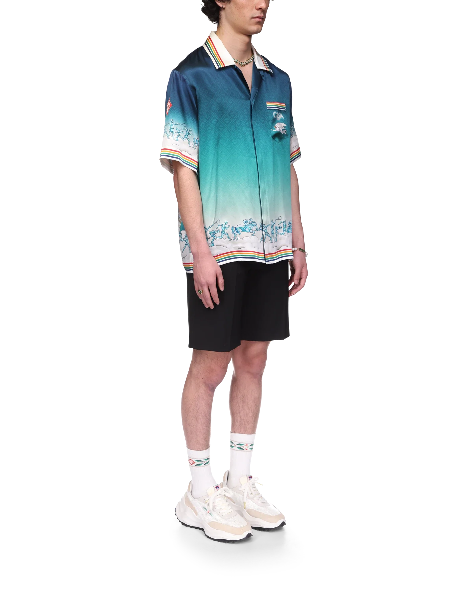 Chemise en soie La Déesse Du Stade